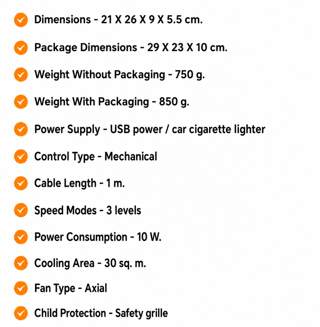 Specifications